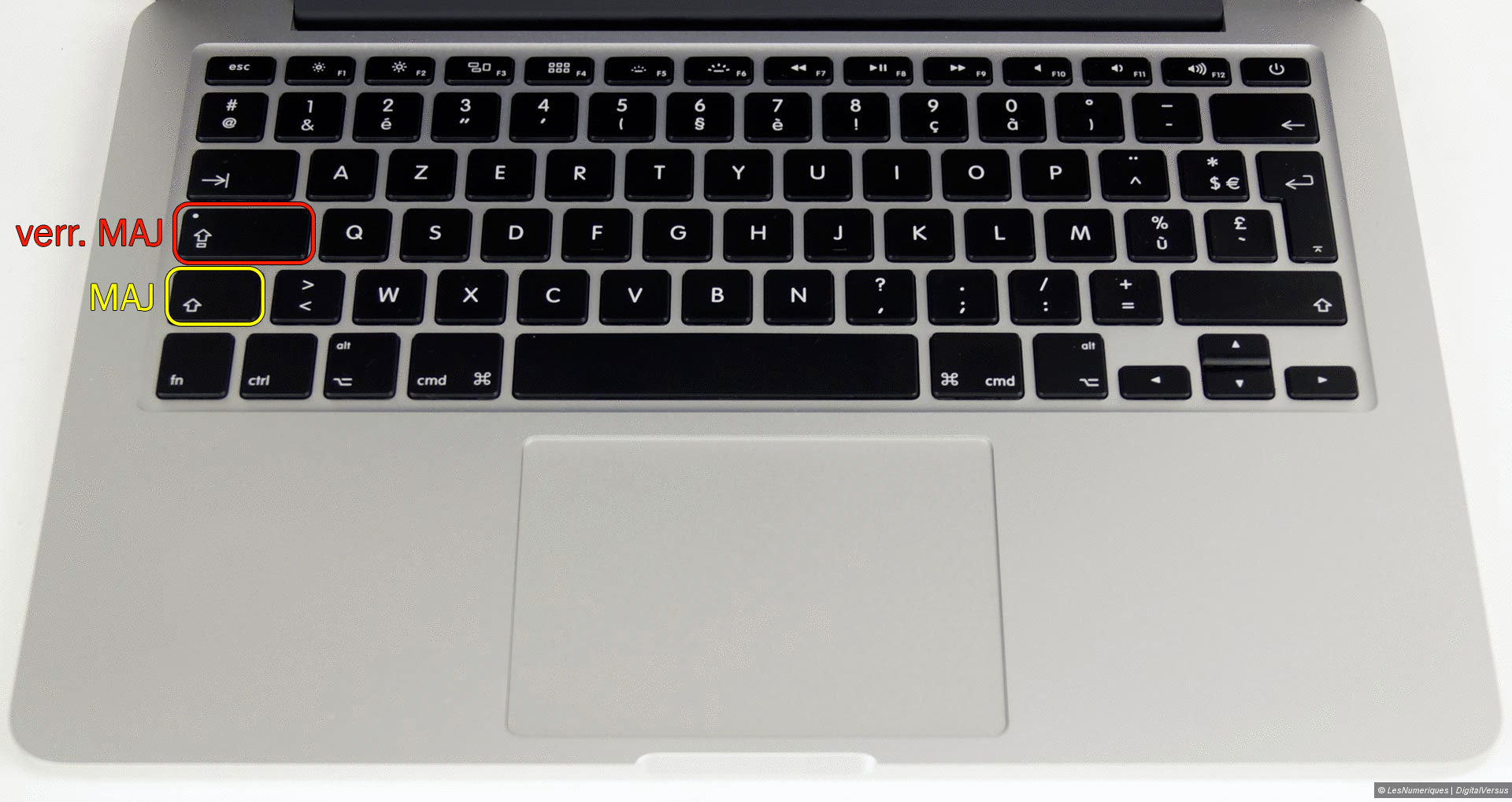 shift macbook pro keyboard