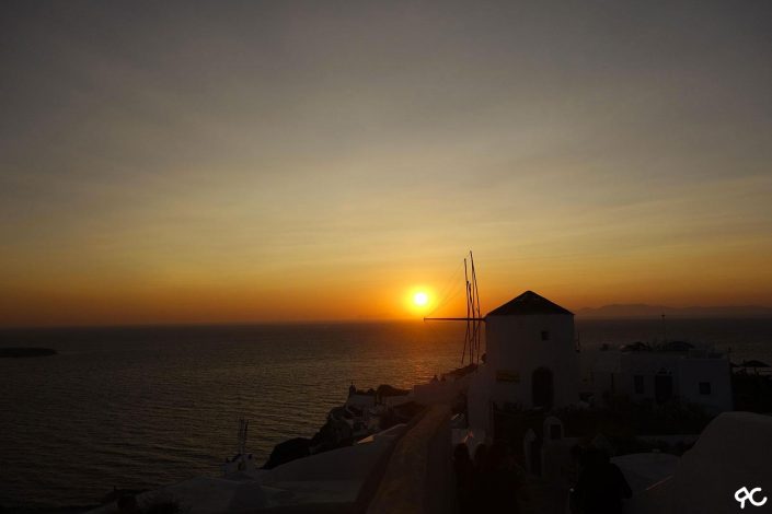 Coucher de soleil à Oia