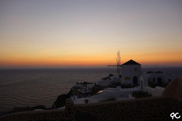 Coucher de soleil à Oia