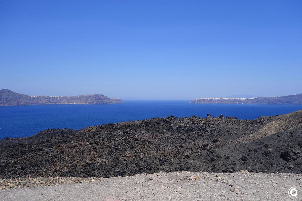 Vue depuis le sommet du volcan