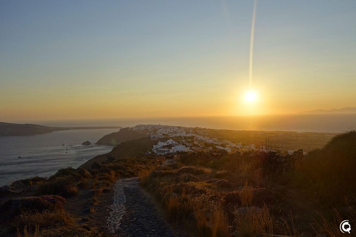 Coucher de soleil sur Oia