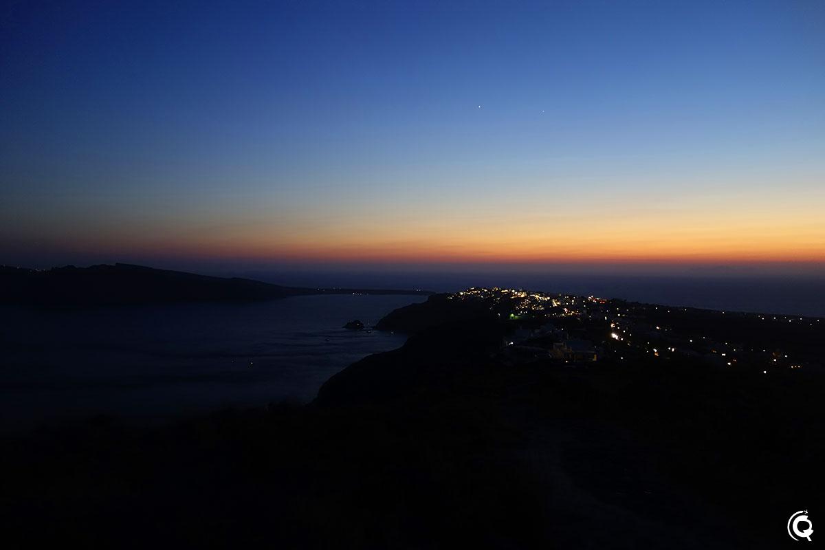 Coucher de soleil sur Oia