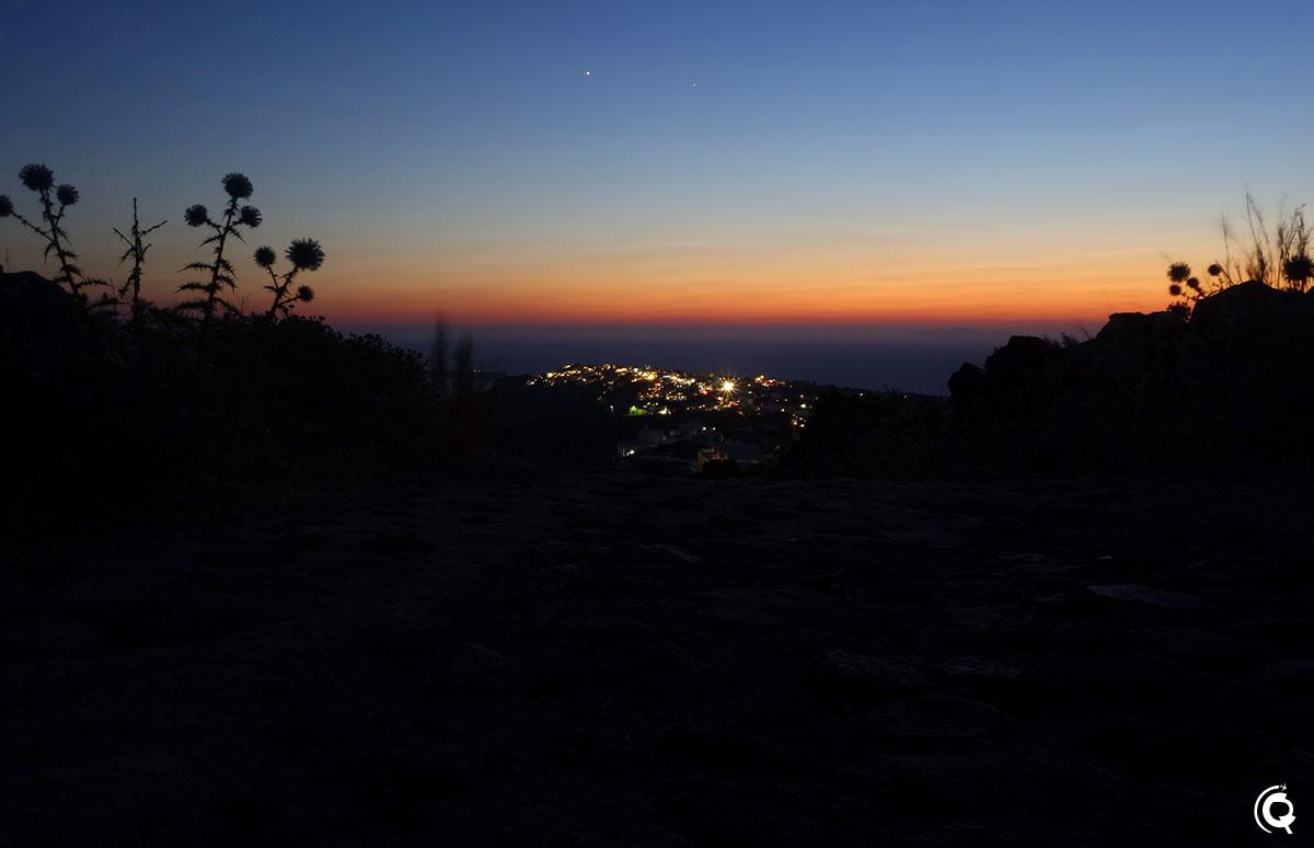 Coucher de soleil sur Oia