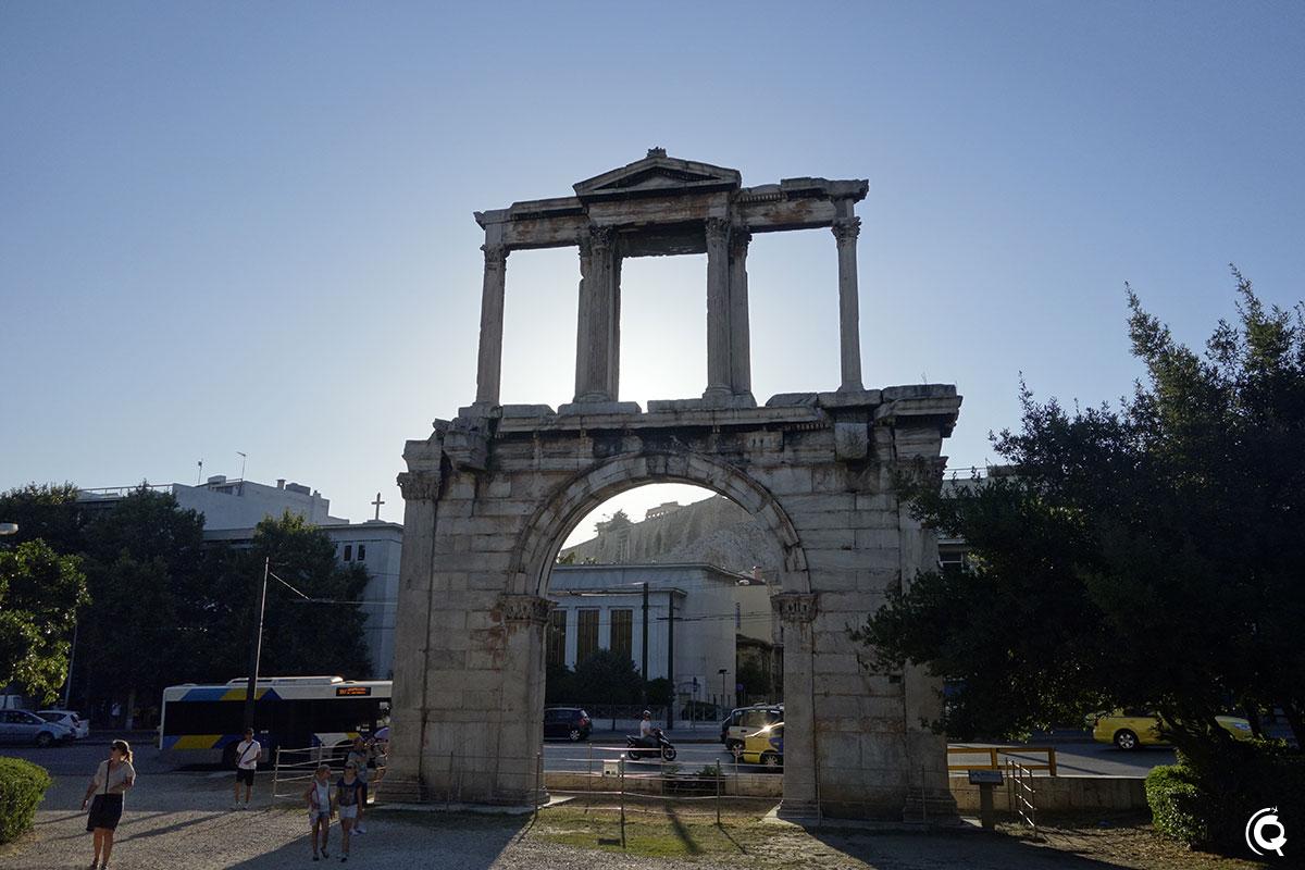 La Porte d'Hadrien à Athènes