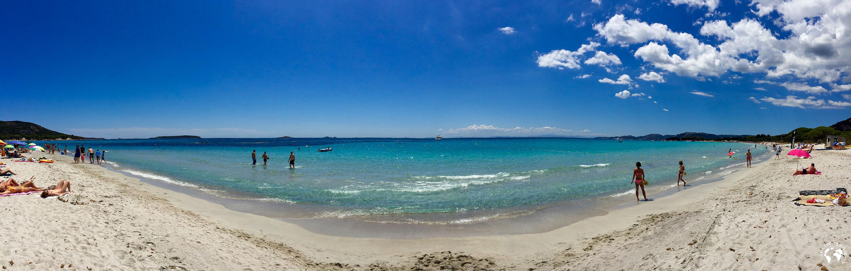 La plage de Palombaggia en Corse