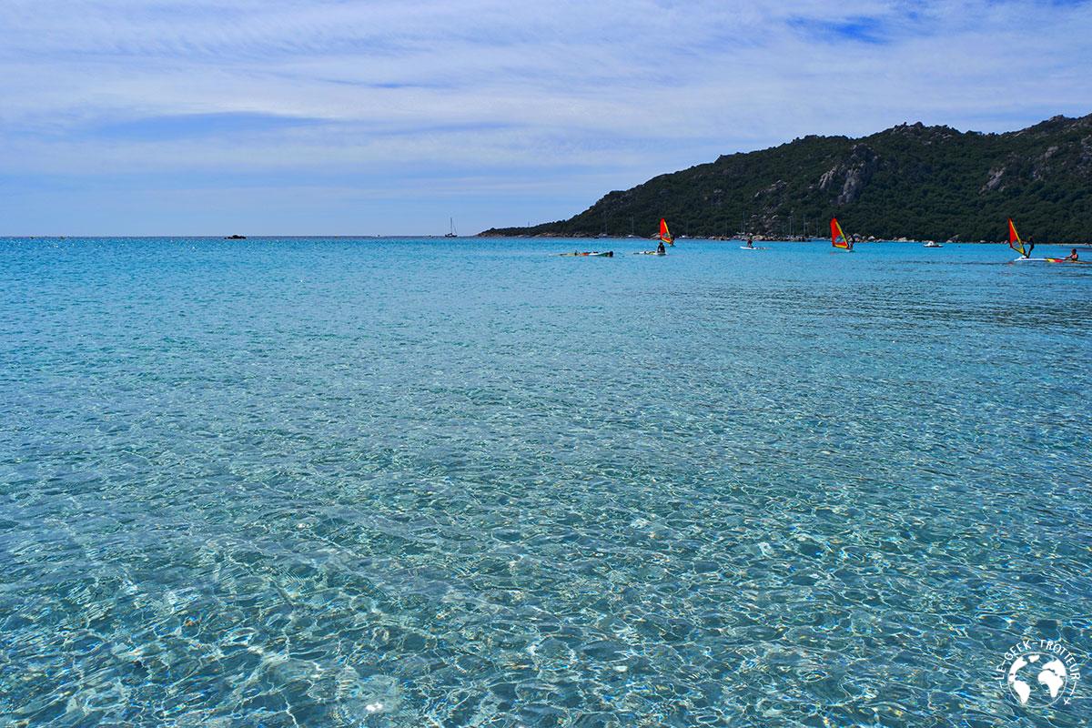 La plage de Santa Giulia en Corse