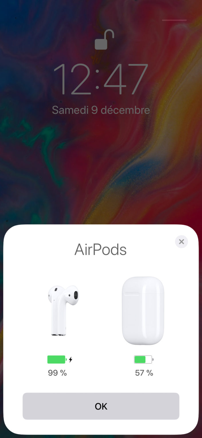 Appairage des Airpods d&#039;Apple