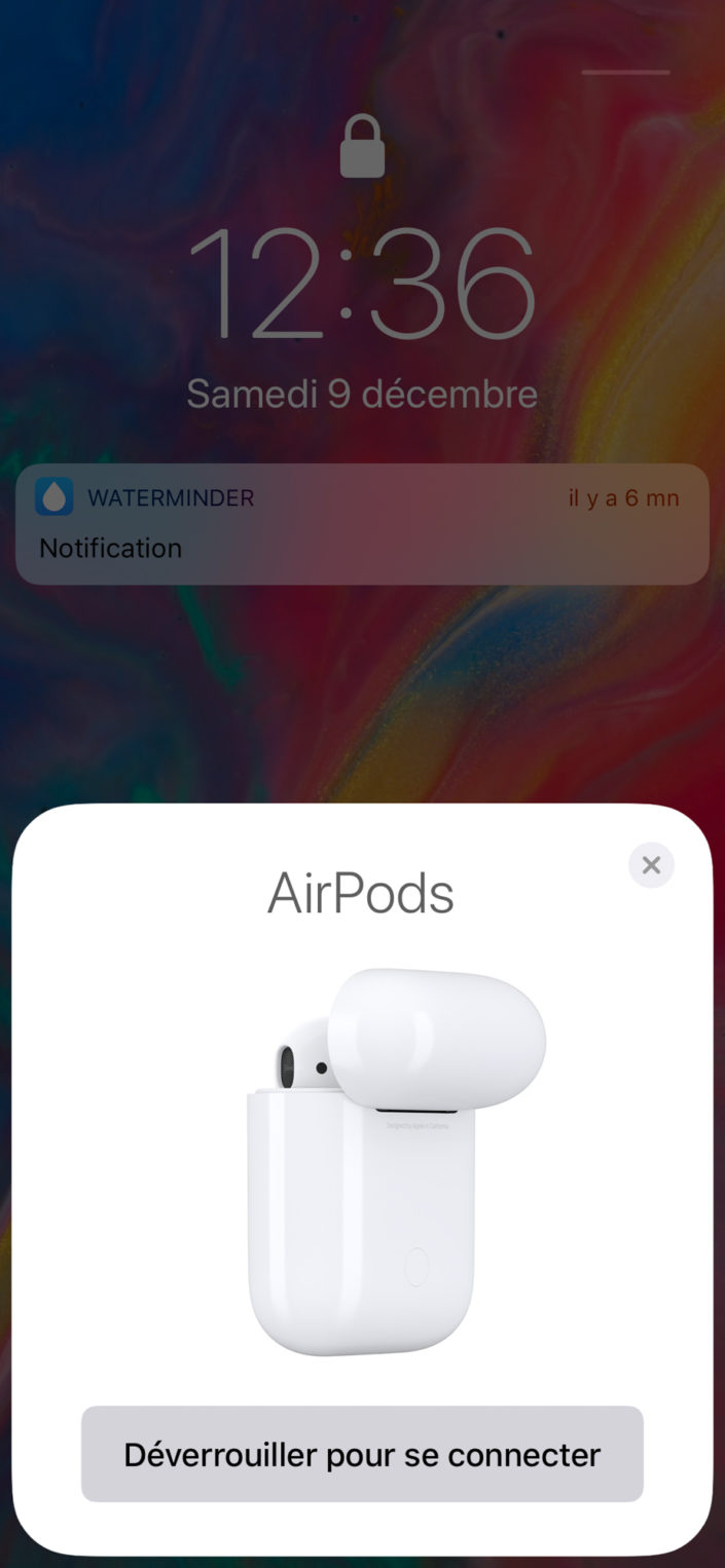 Appairage des Airpods d'Apple