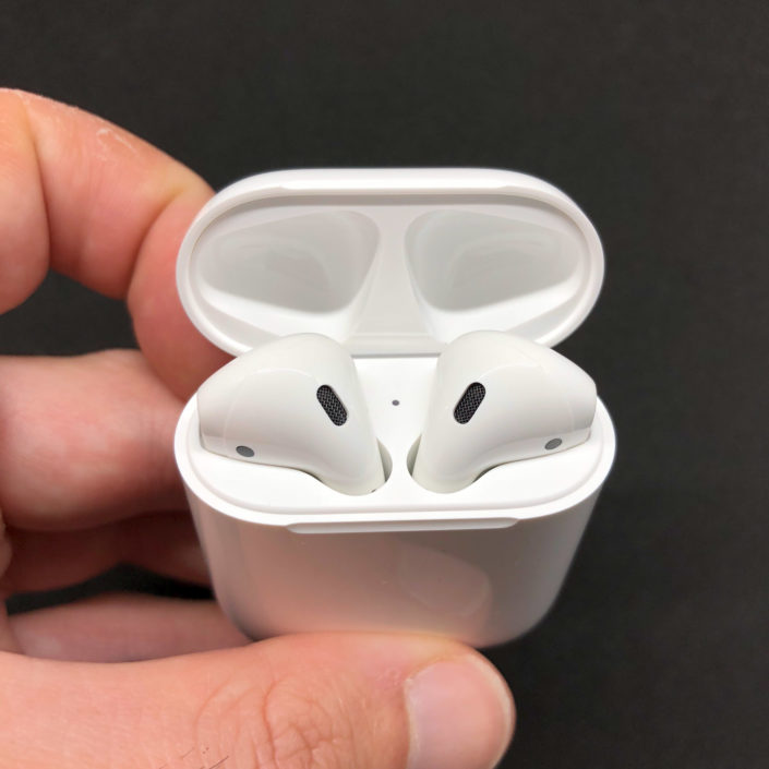 Packaging des écouteurs AirPods d'Apple
