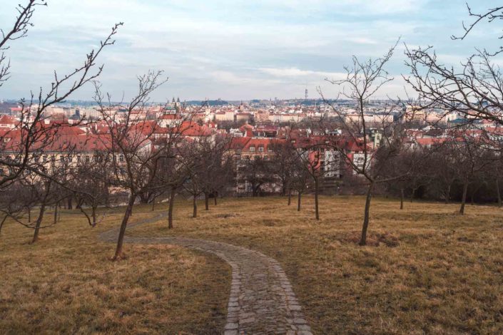Le parc de Petřín de Prague