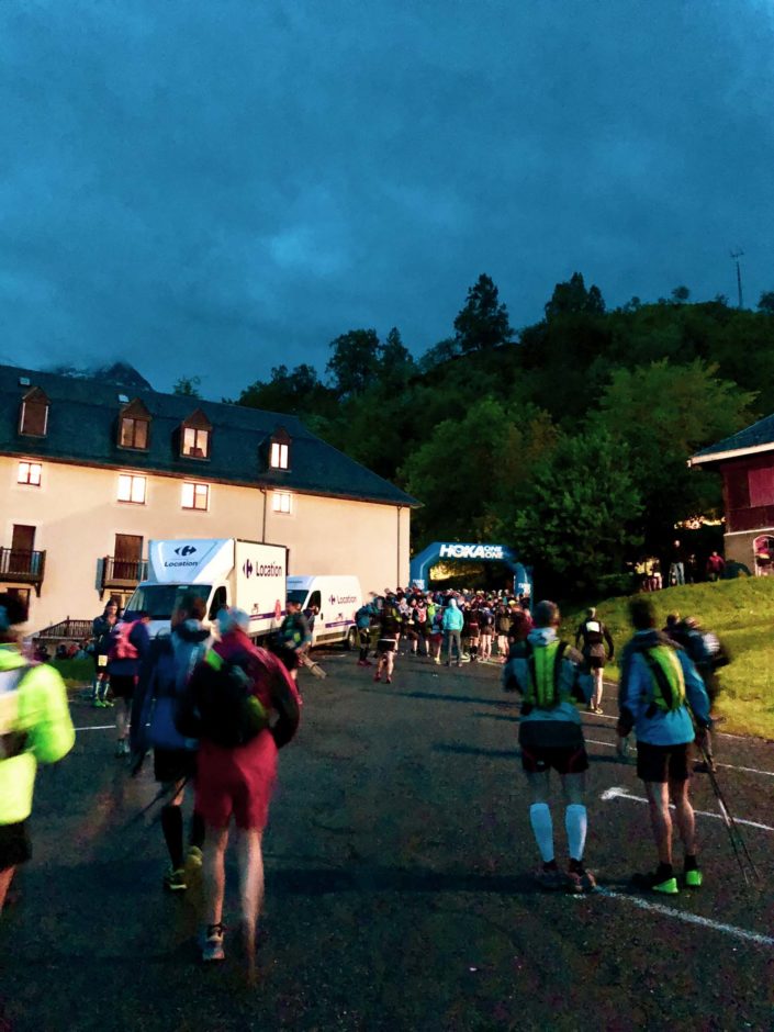 5h50, j&#039;ai passé le contrôle, je suis prêt sur la ligne de départ