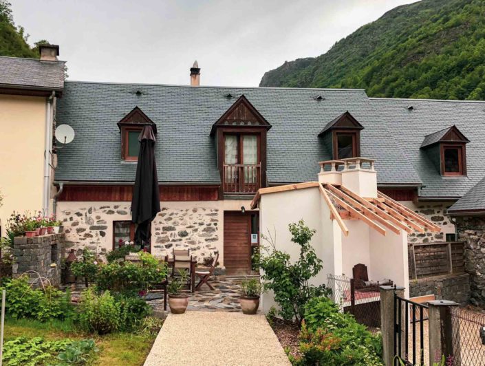 La chambre d&#039;hôtes vue de dehors