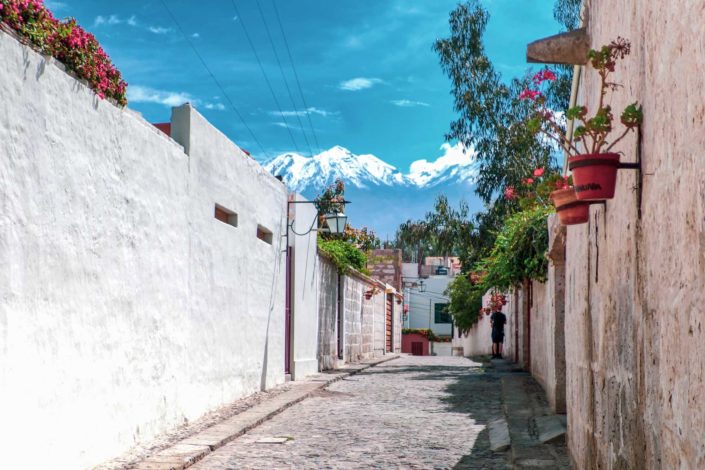 Le quartier de Cayma à Arequipa