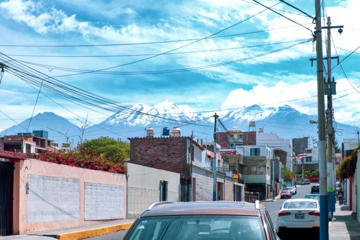 Le quartier de Cayma à Arequipa