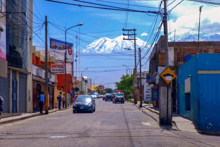 Le quartier de Cayma à Arequipa