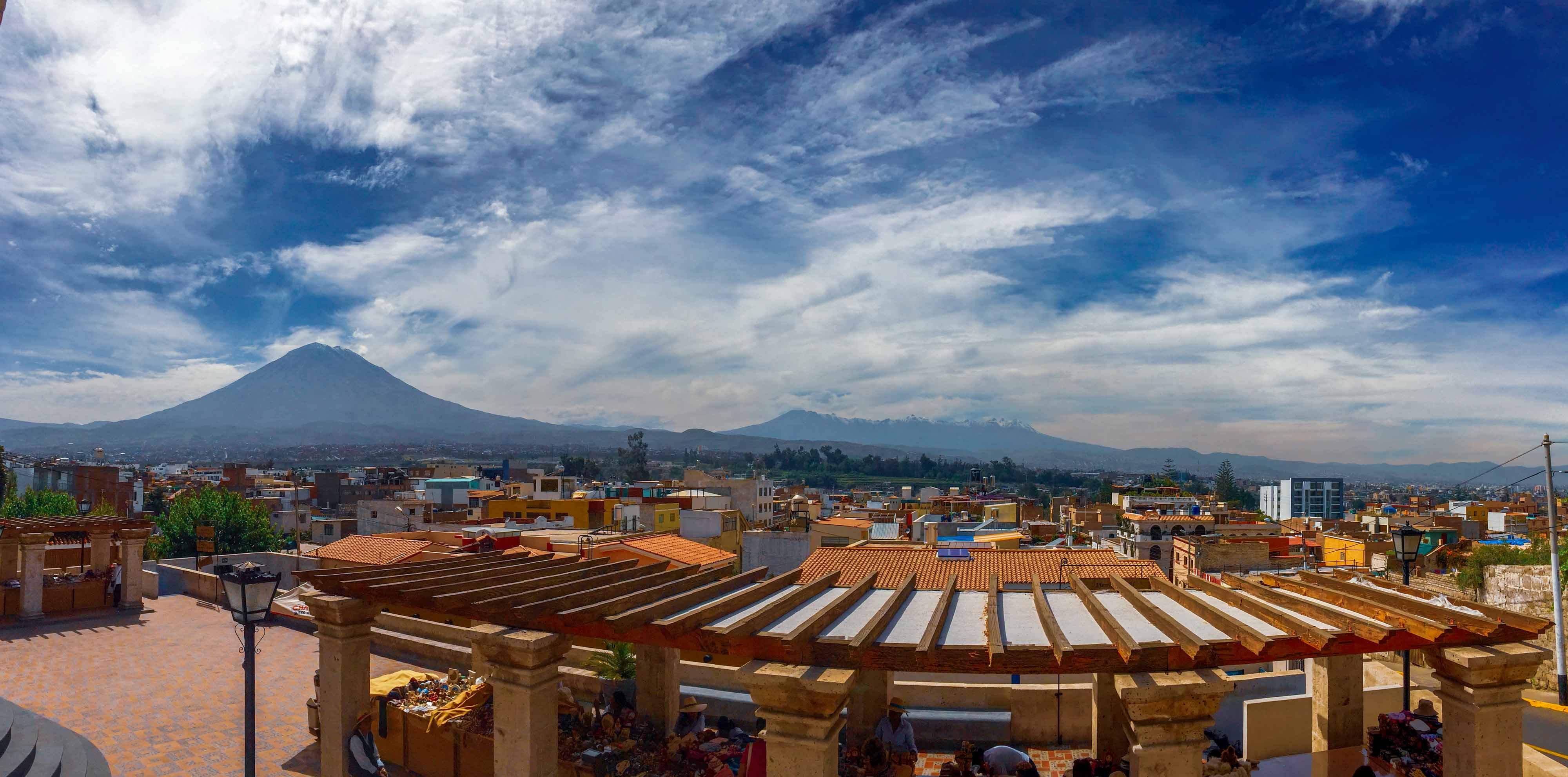 Le panorama sur toute la ville d&#039;Arequipa