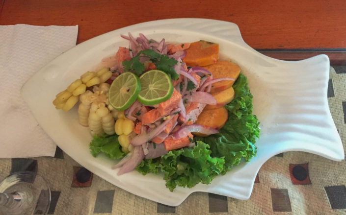 Le traditionnel ceviche