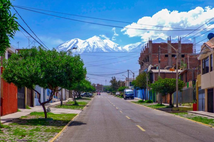 Le quartier de Cayma à Arequipa