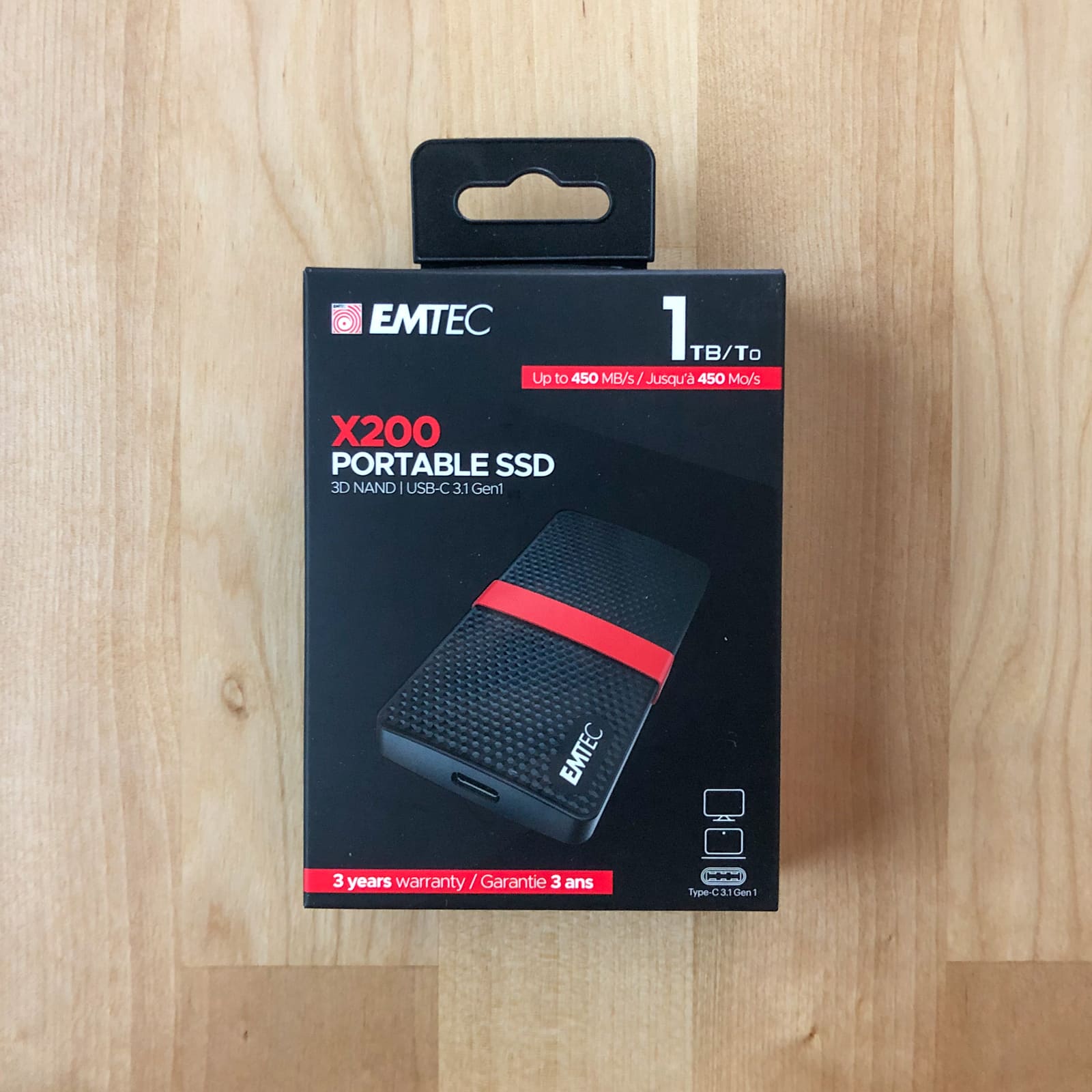 Emtec SSD 3.1Gen1 X200 Portable 512GB 